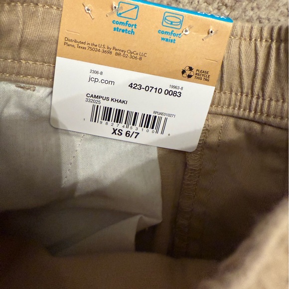 THEREABOUTS Khaki Tapered Jogger, NWT - Picture 6 of 6